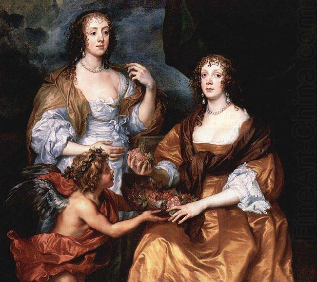 Anthony Van Dyck Portrat der Ladies Elisabeth Thimbleby und Dorothy Viscountess Andover china oil painting image